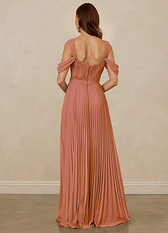Christian Siriano Bridal for Azazie 1013 Bridesmaid Dresses MAI TAI A-Line Off the Shoulder Chiffon Dress image3