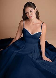 Midi jurk Heiress Marine image3