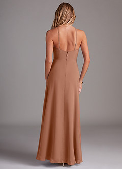 Azazie Bailey Suknie dla druhen Linia A Rozcięcie z boku Szyfon Do ziemi Sukienka image2