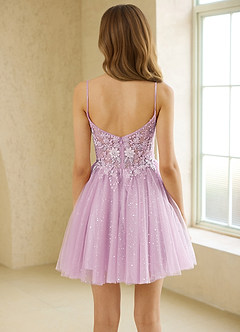 Shimira Púrpura Mini vestido image3