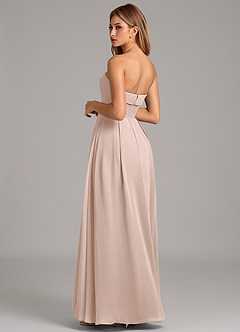 Azazie Lucienne Bridesmaid Dresses English Rose A-Line Strapless Chiffon Convertible Dress image2