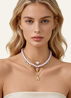 front Halsband med sjöstjärnor i lager