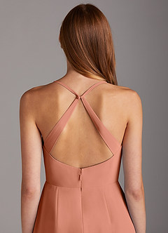 Azazie Manila Bridesmaid Dresses MAI TAI Sheath V-Neck Chiffon Dress image5