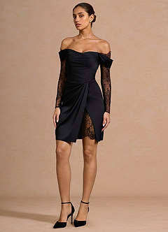 Gizela Black Mini Dress image5