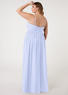 Azazie Alia Bridesmaid Dresses Lavender A-Line Pleated Chiffon Dress image9