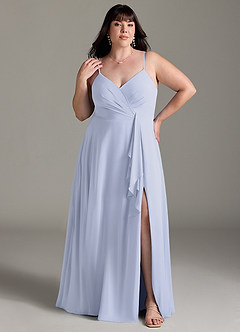 Azazie Akita Bridesmaid Dresses Lavender A-Line Chiffon Dress image1