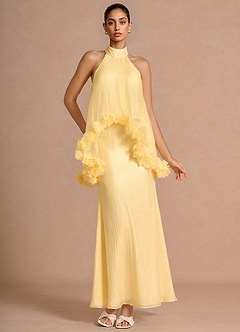 Robe Maxi Enveloppe De Citron Velmira image4