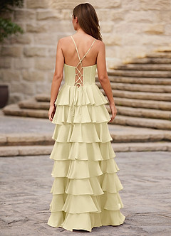 Rhythm Citronsorbet Volangklänning med A-linjeform image2