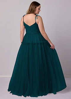 Barbie ♥ Azazie Final Sale Blue Jay A-Line Tulle Dress image11