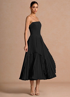 Kerensa Black Midi Dress image4