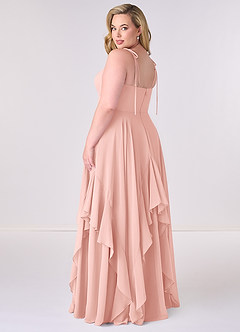 Barbie ♥ Azazie Bridesmaid Dresses Rosette A-Line Bow Chiffon Dress image7