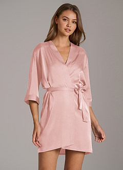 front Robe de mariée brodée en satin