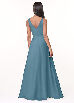 Azazie Nala Bridesmaid Dresses Bermuda A-Line Pleated Chiffon Dress image2