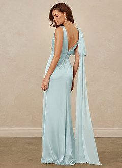 Christian Siriano Bridal for Azazie 1011 Robes de demoiselle d'honneur Robe Sirène en Satin extensible Arc Brume image9