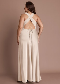 Abito Lungo Crema Evadne image16