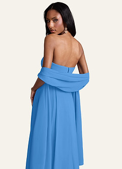 front Azazie Scialle In Chiffon In Colore Abbinato