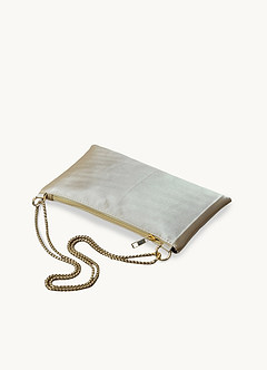 front Metallic Chain Underarm Bag