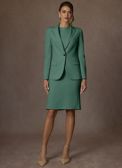 front Kennedy Eucalipto Abito elasticizzato strutturato