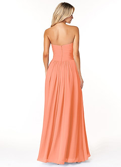 Azazie Yazmin Bridesmaid Dresses Sunset A-Line Sweetheart Neckline Chiffon Convertible Dress image2