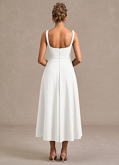 Zosia White Midi Dress image2