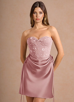 Belthia Light Pink Two-piece Dress image5
