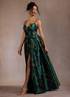 Cristal Deep Green Maxi Dress image6