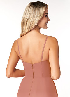 Azazie Moira Bridesmaid Dresses MAI TAI A-Line Scoop Chiffon Dress image7