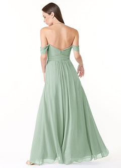 Azazie Millie Bridesmaid Dresses A-Line Sweetheart Neckline Chiffon Floor-Length Dress image3