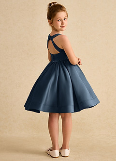 Azazie Julietta Flower Girl Dresses Neptune Ball-Gown Convertible Tulle Dress image8