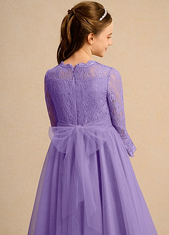 Azazie Lamb Girl Flower Girl Klänningar Klä Balklänning i Spets image6