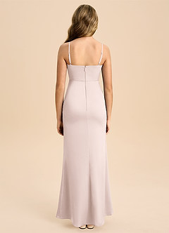 Azazie Buzzy Junior Klä av Tubklänning i Stretch Satin Plisserad image2