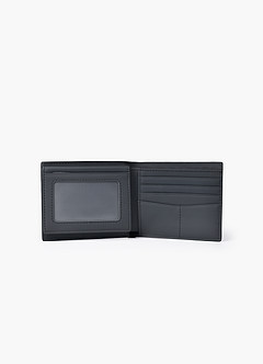 front Modern Slim Leather Bi-Fold with RFID Shield