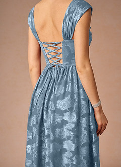 Maxi jurk Hazel Stoffig Blauw image8