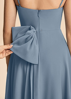 Azazie Bear Junior Twilight A-Line Pleated Chiffon Dress image6
