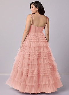 Barbie ♥ Azazie Bridesmaid Dresses Rosette A-Line Sweetheart Neckline Tulle Dress image7