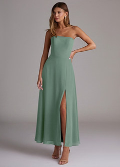 front Amostra de chiffon Azazie