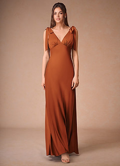 Maxi jurk Rosalba Kruid image3