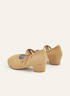 front Scarpe da ballo con tacco basso per ricevimento di nozze