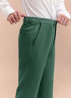 front James Eucalyptus Structured Stretch Dress Pants