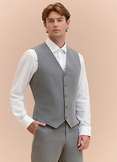 front William Gris Gilet de costume