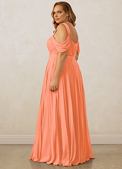 Christian Siriano Bridal for Azazie 1013 Bridesmaid Dresses Sunset A-Line Off the Shoulder Chiffon Dress image15