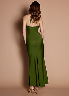 Zephyra Olive Green Mermaid Dress image2