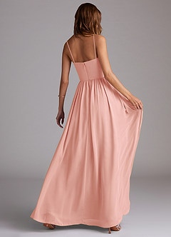 Azazie Calianna Bridesmaid Dresses Rosette A-Line Off the Shoulder Chiffon Convertible Dress image6