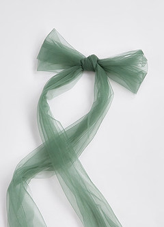 front Ceinture en tulle de couleur assortie avec nœud