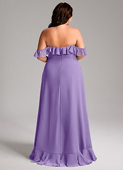 Azazie Lyra Bridesmaid Dresses Tahiti A-Line Chiffon Convertible Dress image12