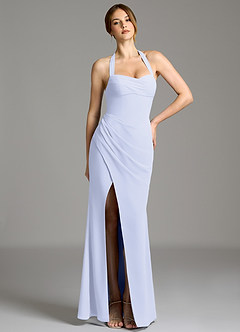 Azazie Serenity Bridesmaid Dresses Lavender Mermaid Sweetheart Neckline Chiffon Dress image1