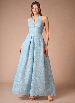 Solenne Navy Maxi Dress image5