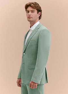 front William Dusty Sage Comfort Blend Suit Jacket