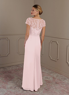 Azazie Silvia Mother of the Bride Dresses A-Line Lace Chiffon Floor-Length Dress image5