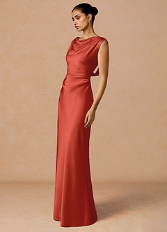 Evarine Rust Maxi Dress image3